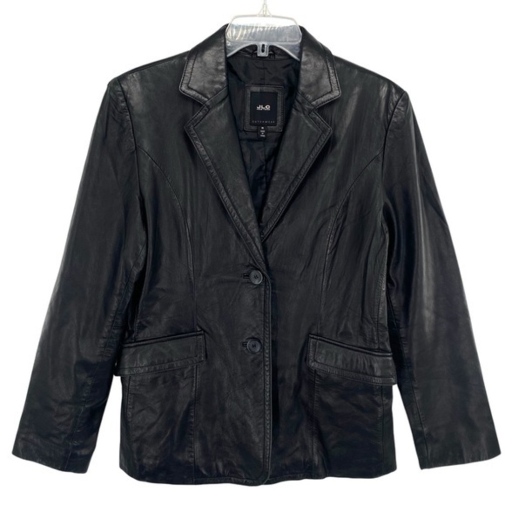 JLC New York Women’s Vintage Black Leather Jacket